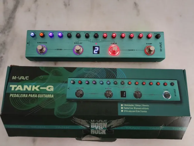 Pedaleira Guitarra Tank-G