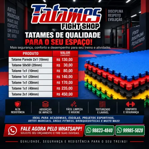 TATAMES NOVOS
