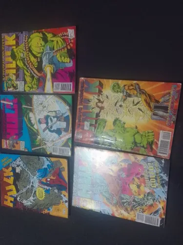 5 revistas o incrível Hulk editora Abril n 122, 146, 148, 149 e 150.