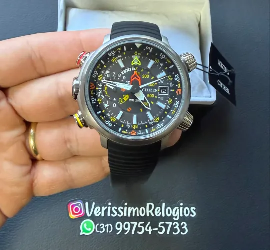 Relógio Citizen New Altichron Semi Novo 1 Semana de Uso