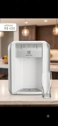 ? Purificador de Água Electrolux - Água Gelada na Hora!