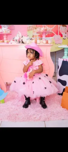 Vestido infantil para festa eventos ou ensaio fotográficos