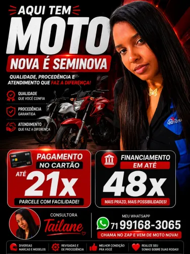 Motos nova e seminova 