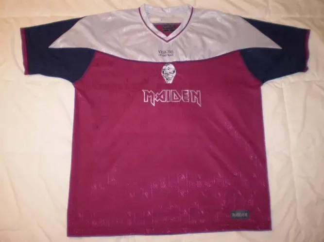 Iron Maiden Visions of the Beast Futebol Camisa