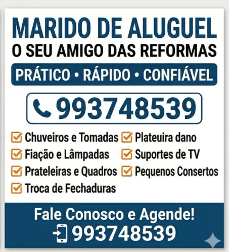 MARIDO DE ALUGUEL: SUA CASA MERECE ESSE CUIDADO!