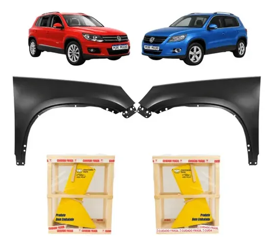 Par Paralama Volkswagen Tiguan 2009 2010 2011 2012 A 2017