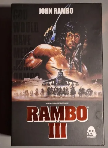? THREEZERO RAMBO III 1/6 - PEÇA DE ELITE PARA COLECIONADORES EXIGENTES