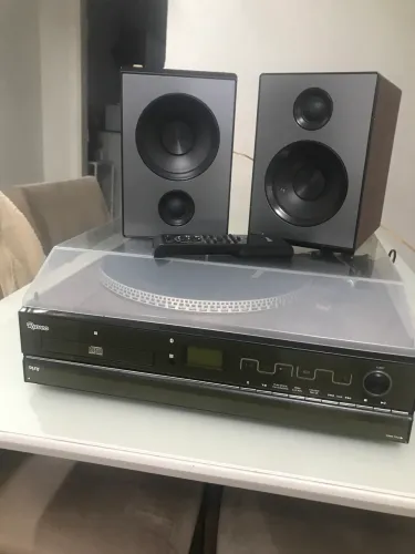 Toca disco com cd