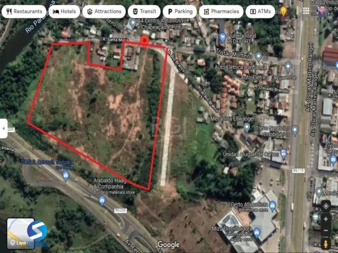 Terreno para Venda - 66600m², 0 dormitórios, Santa Maria
