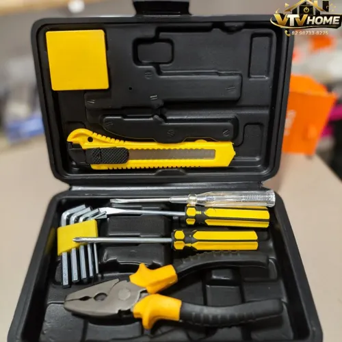 Kit Ferramentas 12 Peças e Maleta + Entrega Grátis 