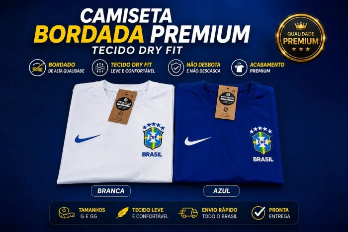 CAMISETA SELEÇÃO TORCEDOR DO BRASIL<br>