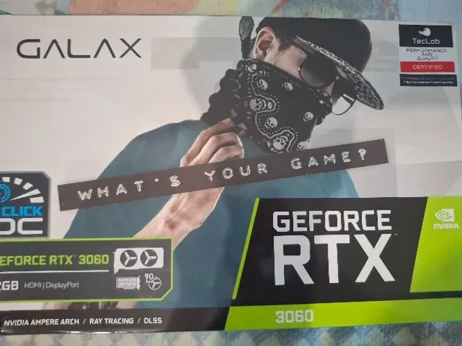 Placa de video RTX 3060 Galax 12gb