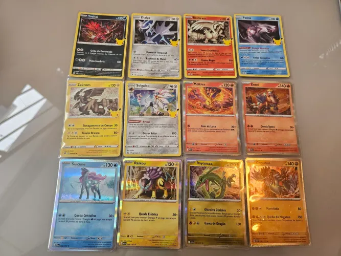 Carta Pokemons lendários original