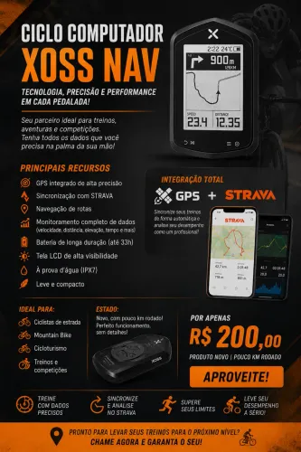 CICLOCOMPUTADOR - XOSS NAV GPS