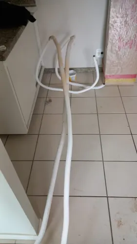 Kit Instalação Ar Condicionado Tubo, Esponjoso, Calço, Parafusos Residencial - usado