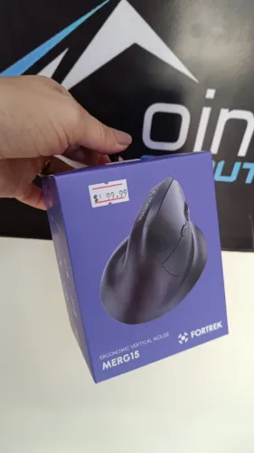 Mouse Vertical Sem Fio Ergonômico Fortrek MERG15 - Conforto e Precisão - Loja Coimbra