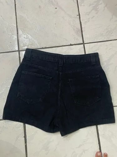Short saia preto
