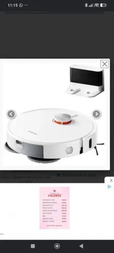Robô de Limpeza Xiaomi Robot Vacuum S40 Pro Bivolt