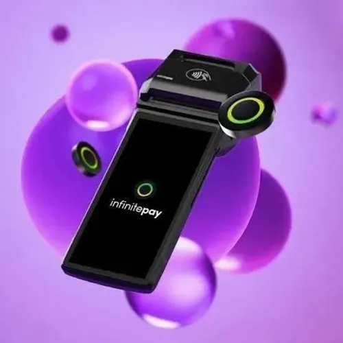 maquineta da infinitypay pouco usada