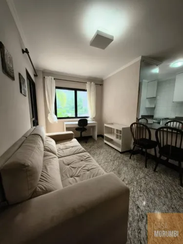 VENDA/LOCAÇÃO - APARTAMENTO MOBILIADO NA VILA ANDRADE COM 41m².