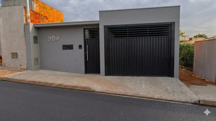 Casa em construção disponível para venda