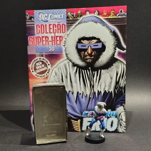 Miniatura Capitão Frio Captain Cold Eaglemoss DC + Fascículo 30