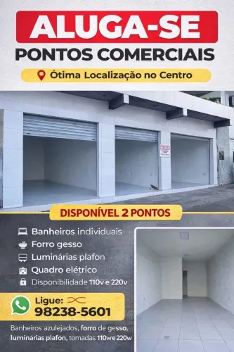 Pontos comerciais, Camaçari, 26m2, centro da cidade 