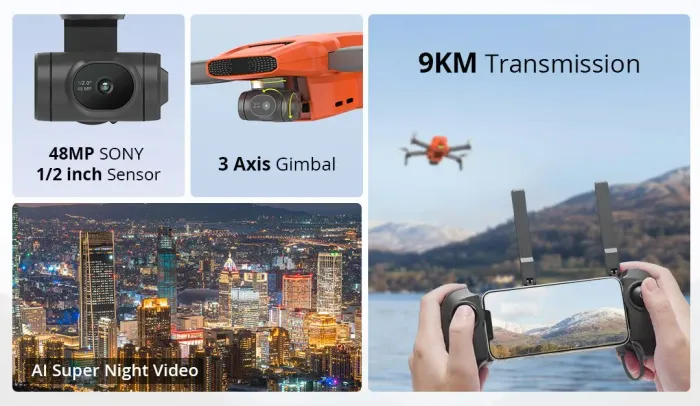 Drone Fimi Mini 3 - novo lacrado.