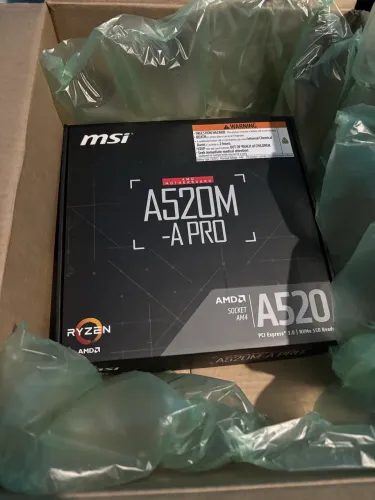 Placa mãe A520M-A PRO NOVA