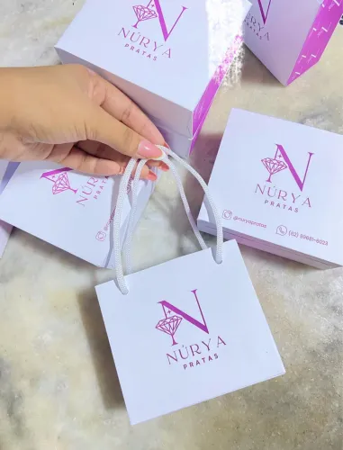 Sacola Personalizada com Logo da sua Loja Empresa Evento Sacolas Personalizadas