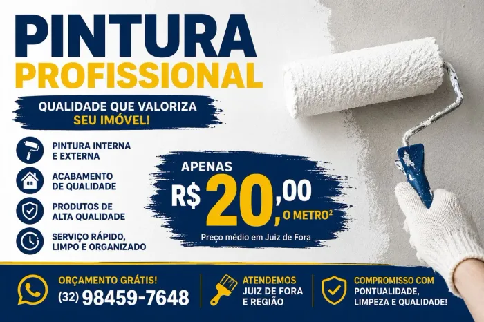 Pintura Profissional R$20 o Metro | Juiz de Fora