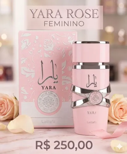 Perfume árabe feminino Yara rose