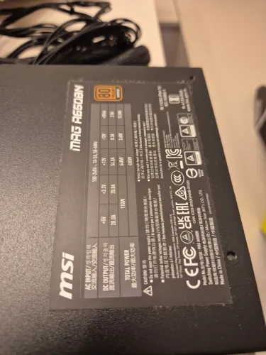 Fonte MSI MAG A650BN 650W 80 Plus Bronze