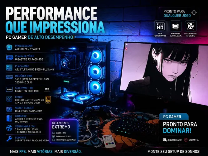 PC GAMER HIGH-END 360+ FPS