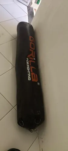 Saco de Boxe 1,70x 1,00 já com enchimento e mosquetão