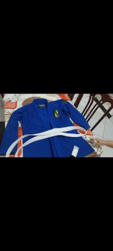 Kimono Jiu Jitsu + faixa + Calça zero sem usos Brazil Combat