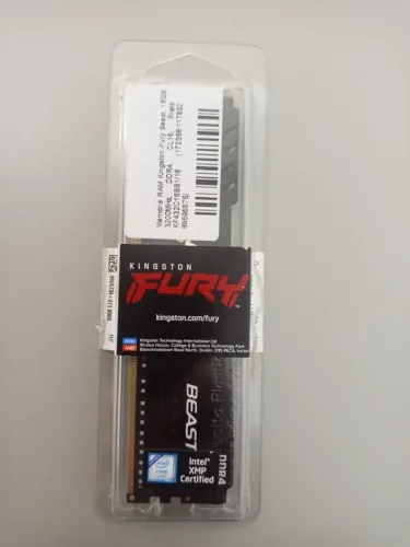 Memória RAM Kingston Fury 16GB DDR4 3200Mhz CL16