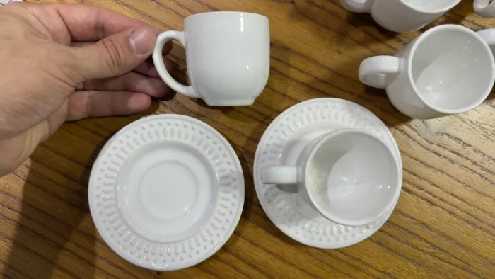 Conjunto de xícaras de café
