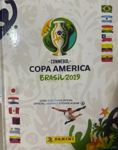 ALBUM COPA AMÉRICA NO BRASIL - 2019 - COMPLETO -CAPA DURA