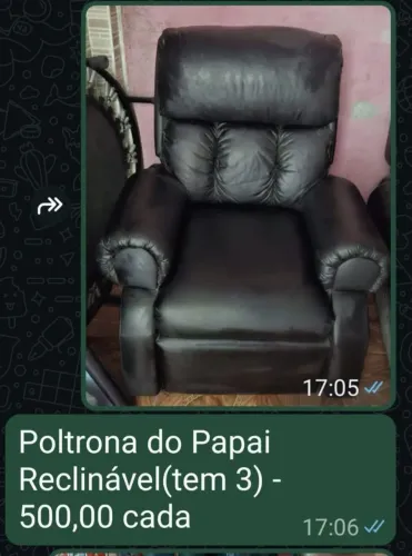 Poltrona Reclinável( 3 unidades)