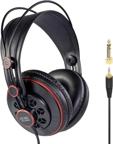 Fone Superlux HD681 + Microfone Zalman Zm-mic1