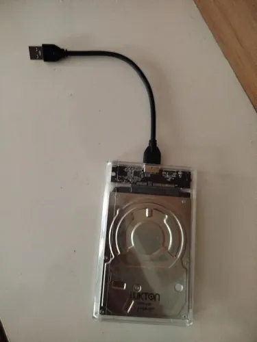 HD 160GB + Case Externa - Novo, Nunca Usado
