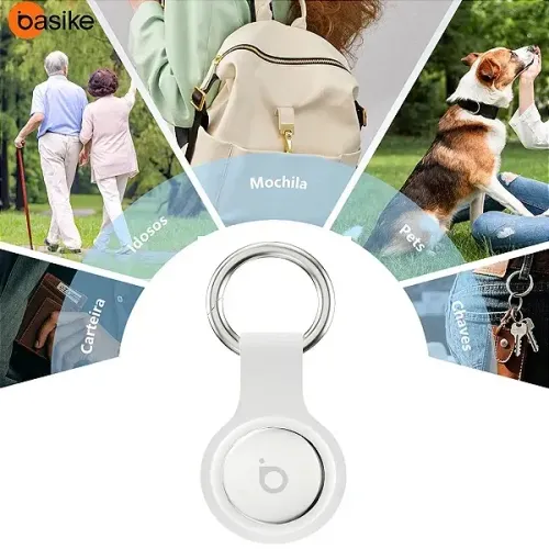 Tag Localizadora Smart Rastreador Exclusivo para iPhone (Apple Find My) - Basike