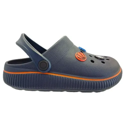 Babuche Infantil Meninos Clogs Listra Conforto Molekinho Marinnho *39