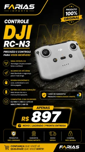 Controle Dji Rcn3 Novo