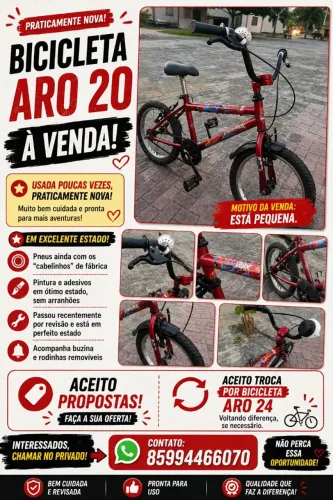 Bicicleta aro 20