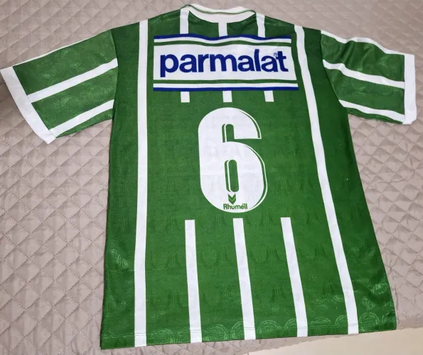 Camisa Palmeiras de jogo #6 - 1993 Roberto Carlos.