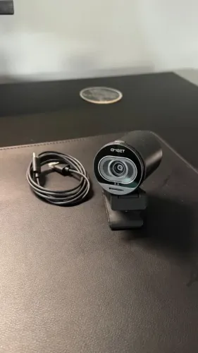 Webcam Câmera eMeet S600 4K Ultra HD Microfone Embutido Foco Automático PC