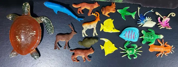 Lote de Miniaturas de Animais