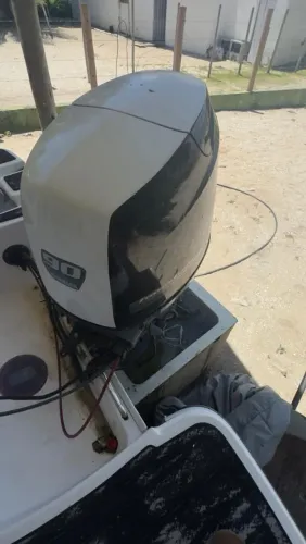 Motor Yamaha 90HP Cinza - Seminovo 